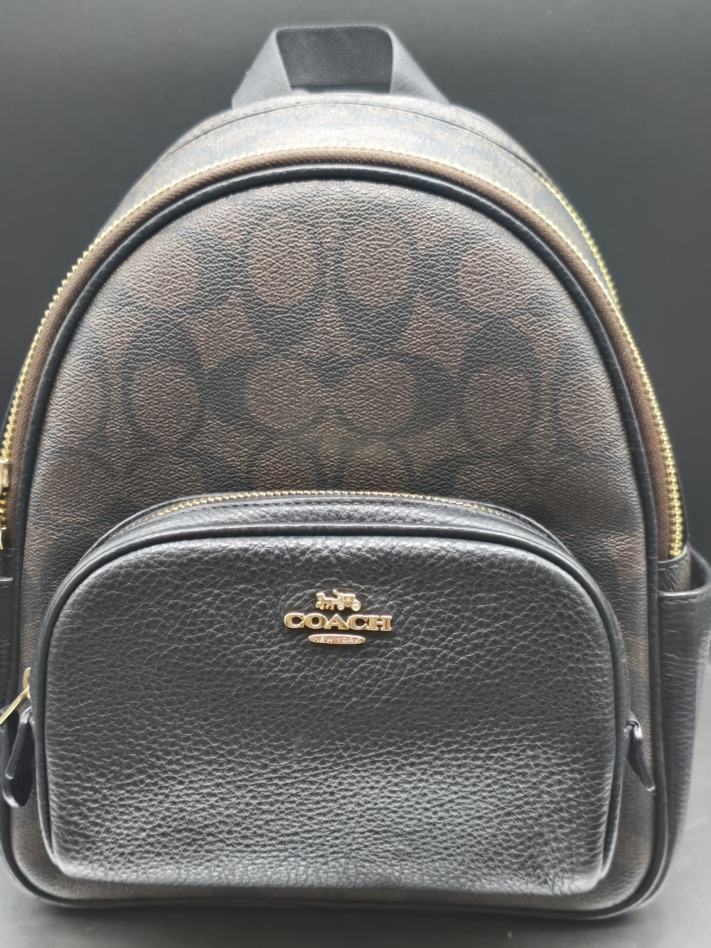 Coach Signature Mini Backpack - Brown/Black